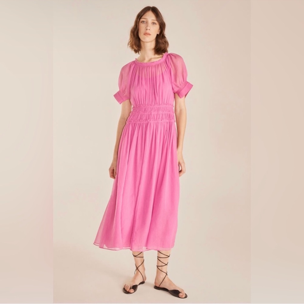 Rebecca Taylor Chiffon Midi Dress
